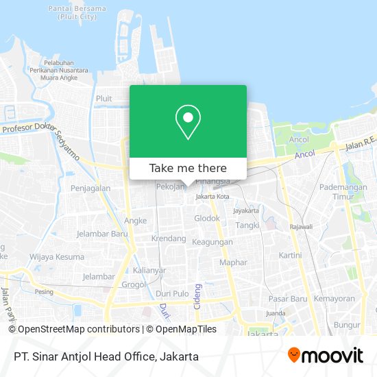 PT. Sinar Antjol Head Office map