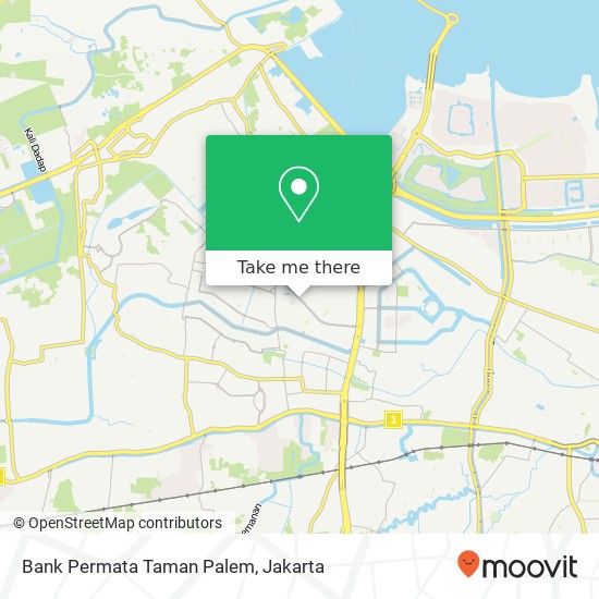 Bank Permata Taman Palem map