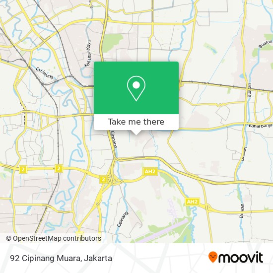 92 Cipinang Muara map