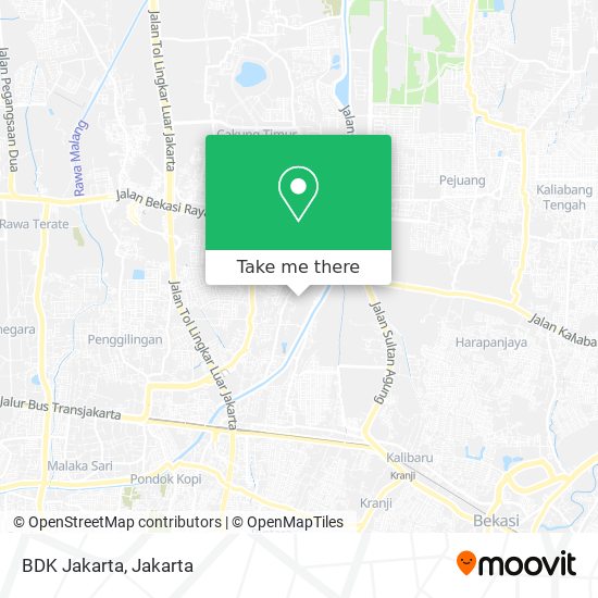 BDK Jakarta map