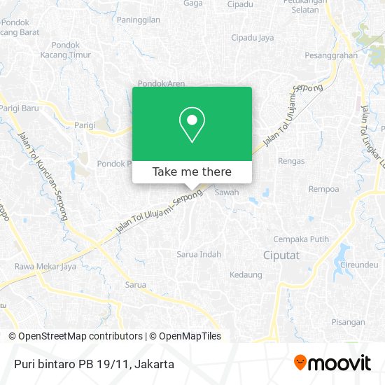 Puri bintaro PB 19/11 map