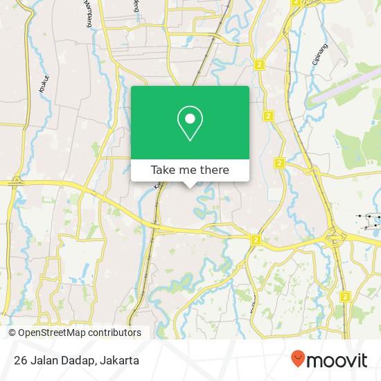 26 Jalan Dadap map