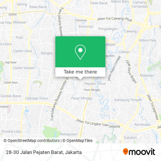 28-30 Jalan Pejaten Barat map