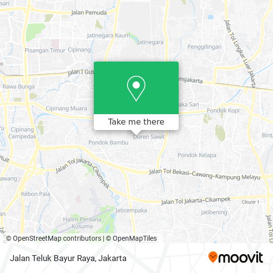 Jalan Teluk Bayur Raya map