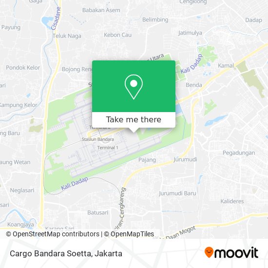 Cargo Bandara Soetta map