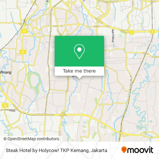 Steak Hotel by Holycow! TKP Kemang map