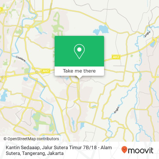 Kantin Sedaaap, Jalur Sutera Timur 7B / 18 - Alam Sutera, Tangerang map