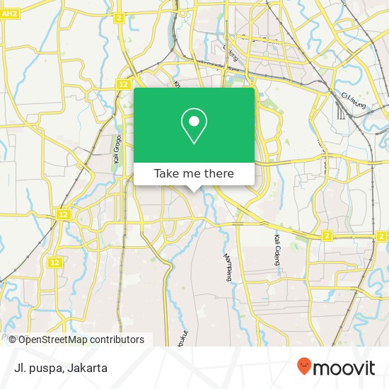 Jl. puspa map