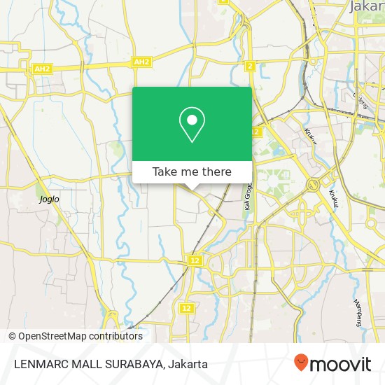 LENMARC MALL SURABAYA map