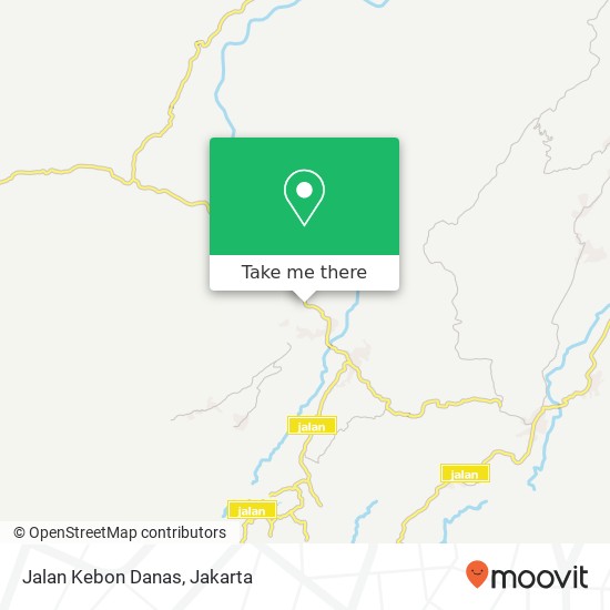 Jalan Kebon Danas map