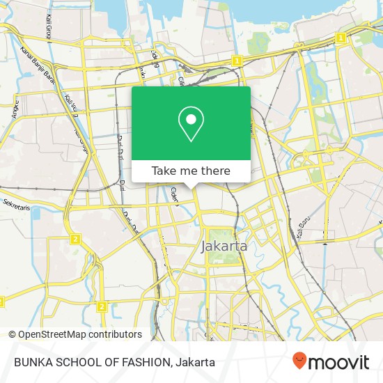 BUNKA SCHOOL OF FASHION map