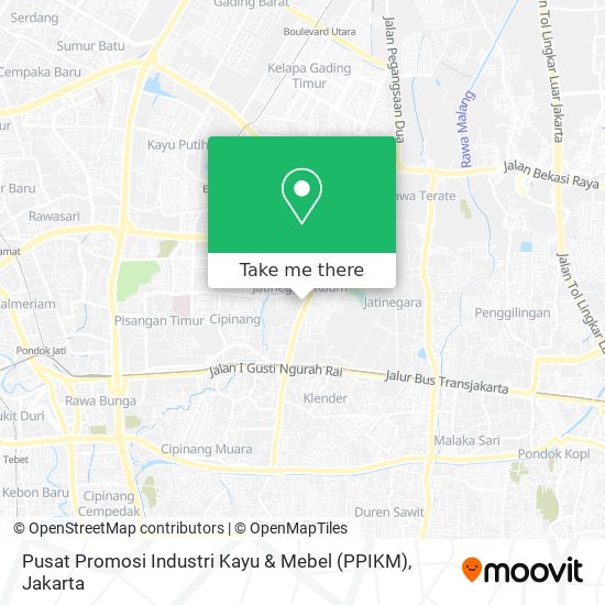 Pusat Promosi Industri Kayu & Mebel (PPIKM) map