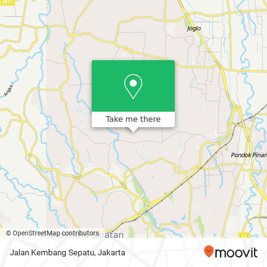 Jalan Kembang Sepatu map