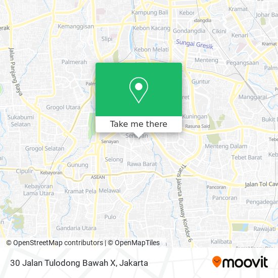 30 Jalan Tulodong Bawah X map