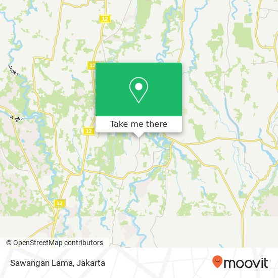 Sawangan Lama map