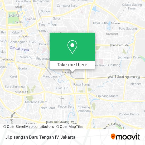 Jl.pisangan Baru Tengah IV map