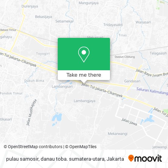 pulau samosir, danau toba. sumatera-utara map