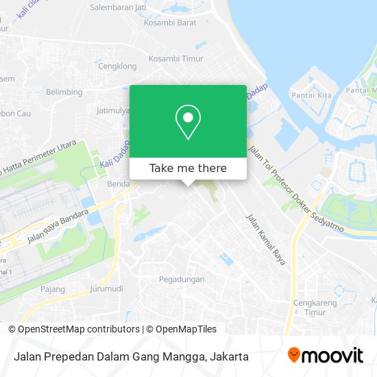 Jalan Prepedan Dalam Gang Mangga map