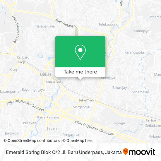 Emerald Spring Blok C / 2 Jl. Baru Underpass map