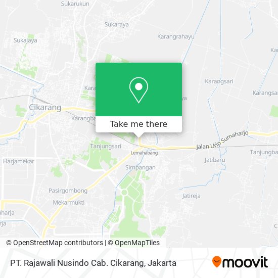 PT. Rajawali Nusindo Cab. Cikarang map