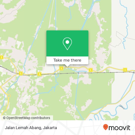 Jalan Lemah Abang map