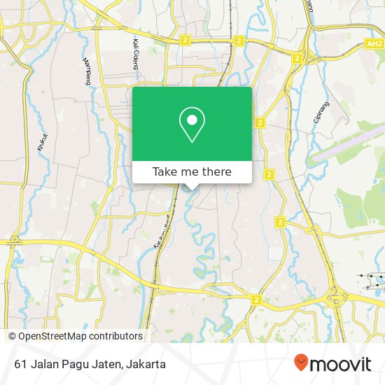 61 Jalan Pagu Jaten map