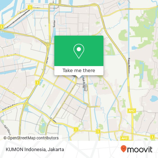 KUMON Indonesia map