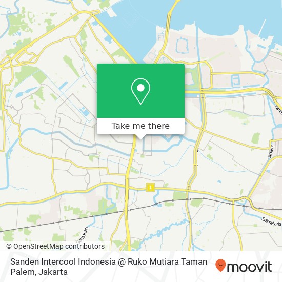 Sanden Intercool Indonesia @ Ruko Mutiara Taman Palem map