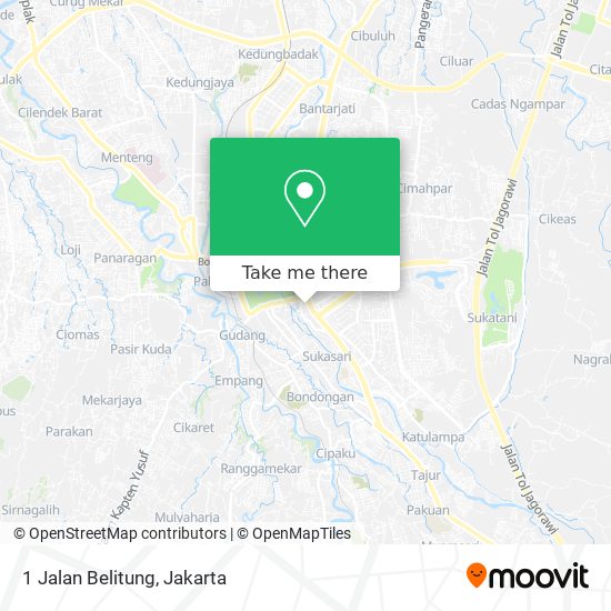 1 Jalan Belitung map