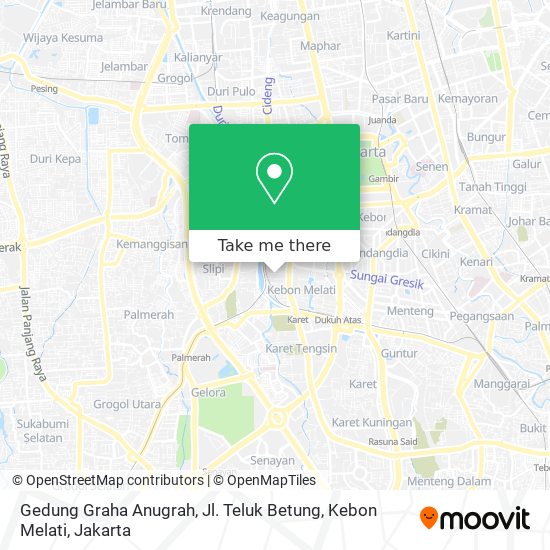 Gedung Graha Anugrah, Jl. Teluk Betung, Kebon Melati map