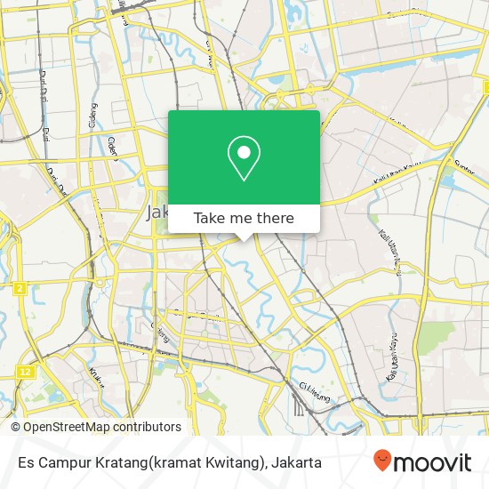 Es Campur Kratang(kramat Kwitang) map