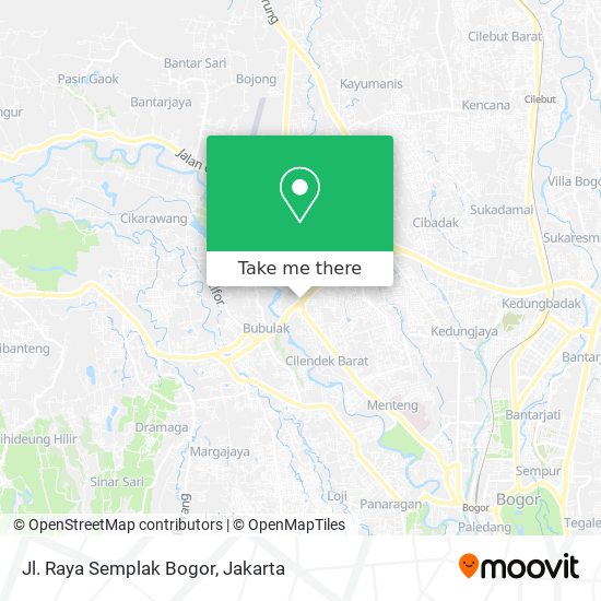 Jl. Raya Semplak Bogor map