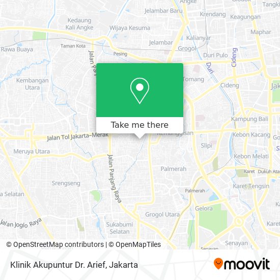 Klinik Akupuntur Dr. Arief map