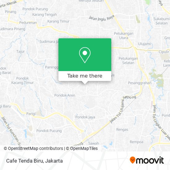 Cafe Tenda Biru map