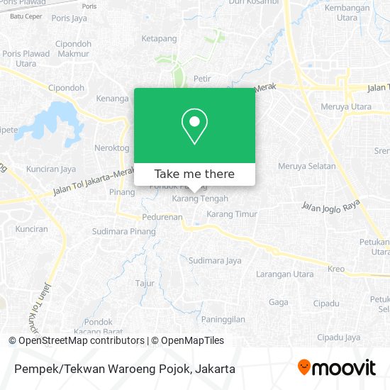 Pempek/Tekwan Waroeng Pojok map