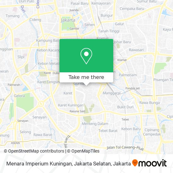 Menara Imperium Kuningan, Jakarta Selatan map