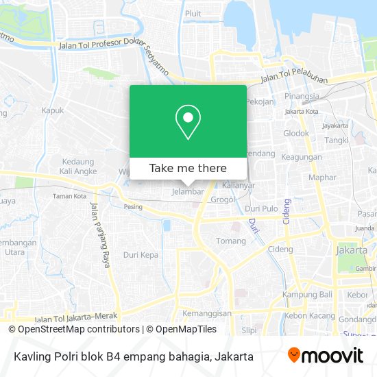 Kavling Polri blok B4 empang bahagia map