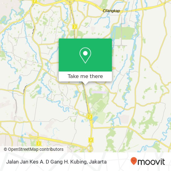 Jalan Jan Kes A. D Gang H. Kubing map