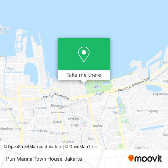 Puri Marina Town House map