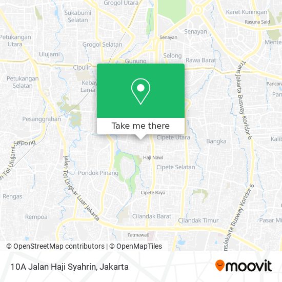 10A Jalan Haji Syahrin map