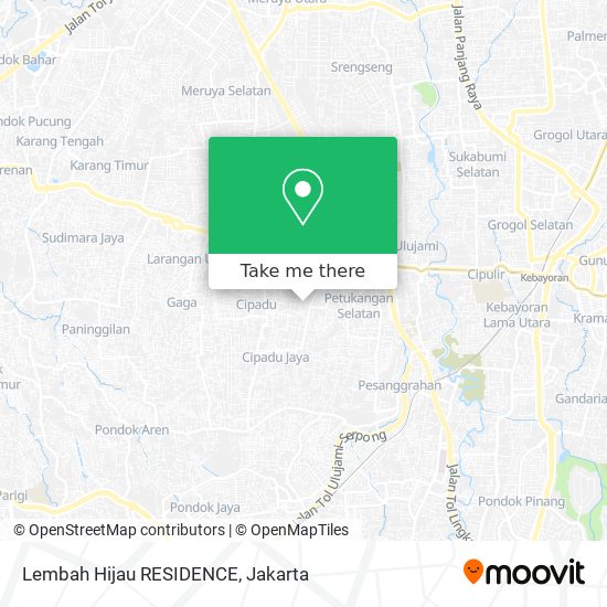 Lembah Hijau RESIDENCE map