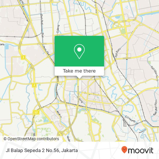 Jl Balap Sepeda 2 No.56 map