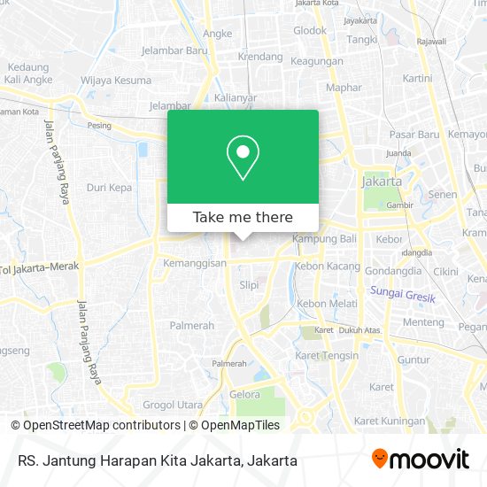 RS. Jantung Harapan Kita Jakarta map