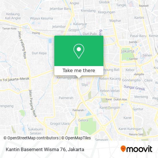 Kantin Basement Wisma 76 map