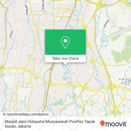 Masjid Jami Hidayatul Musyawarah PonPes Tapak Sunan map