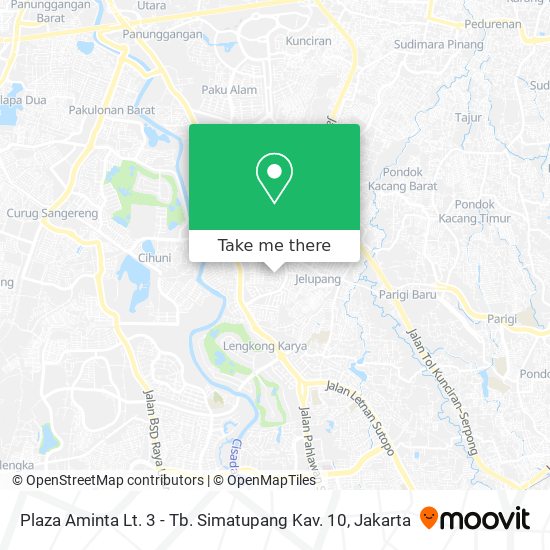 Plaza Aminta Lt. 3 - Tb. Simatupang Kav. 10 map