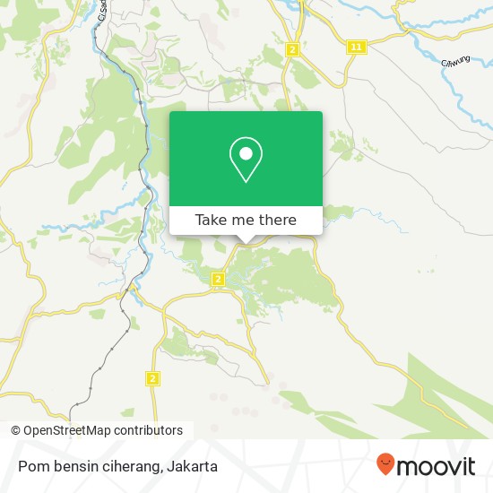 Pom bensin ciherang map