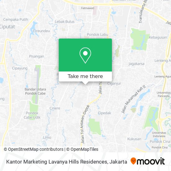 Kantor Marketing Lavanya Hills Residences map