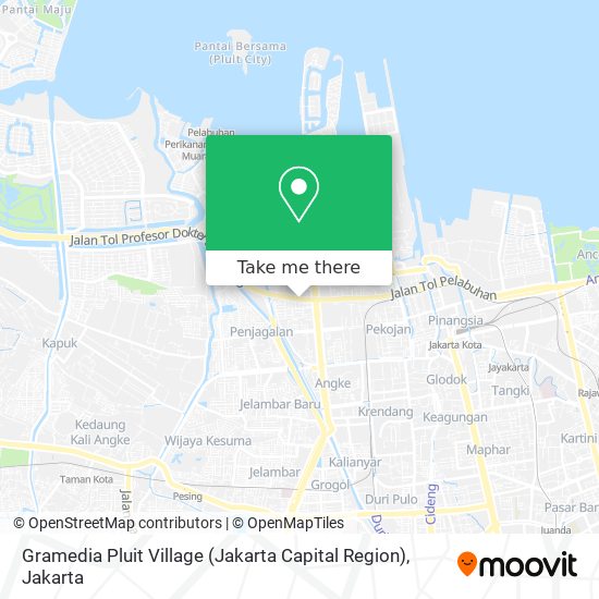 Gramedia Pluit Village (Jakarta Capital Region) map