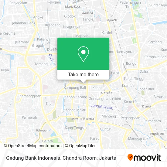 Gedung Bank Indonesia, Chandra Room map